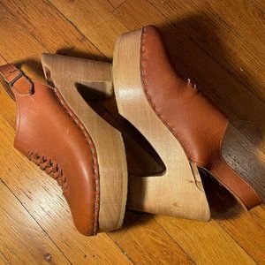 Sven Clogs (No. 6) - High Heeled Woven